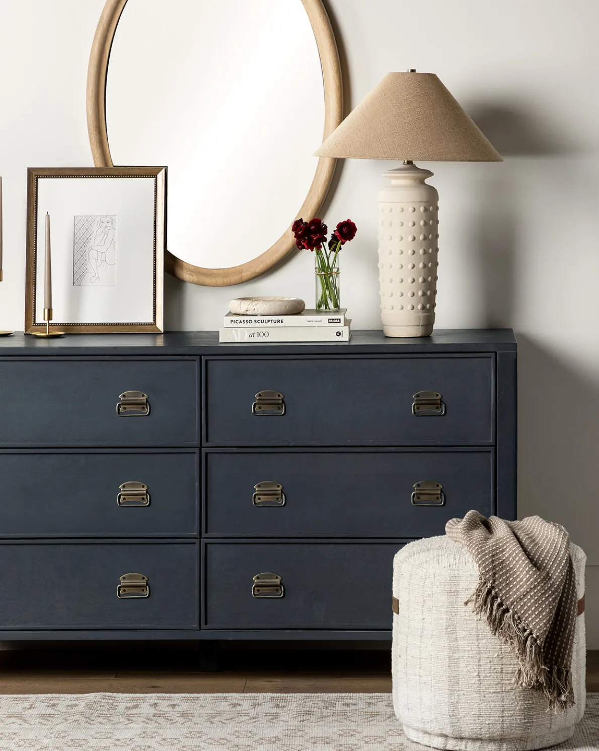 McKay Small Round Ottoman