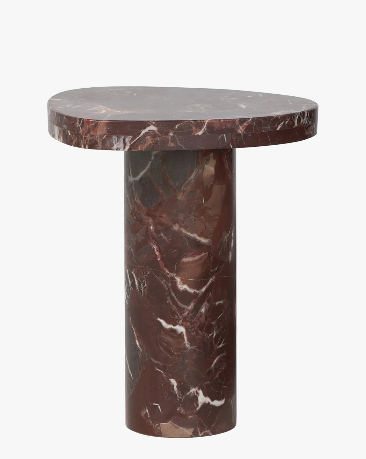 Merlot Marble End Table