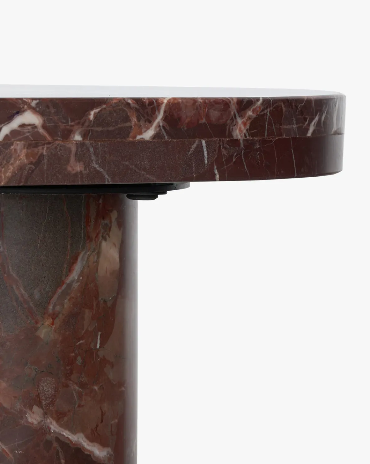 Merlot Marble End Table
