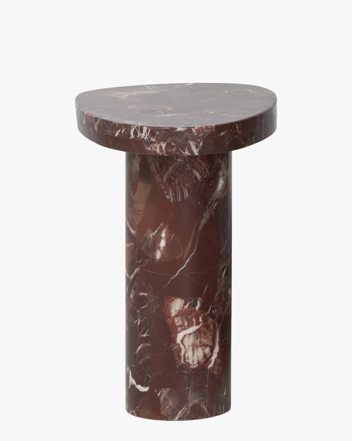 Merlot Marble End Table