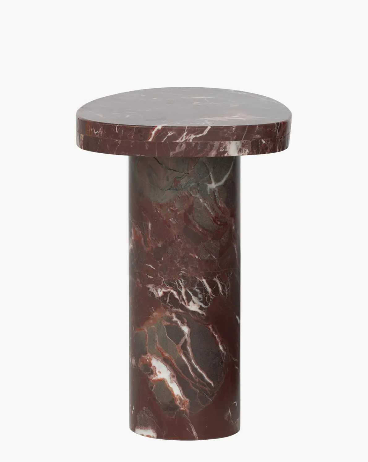 Merlot Marble End Table