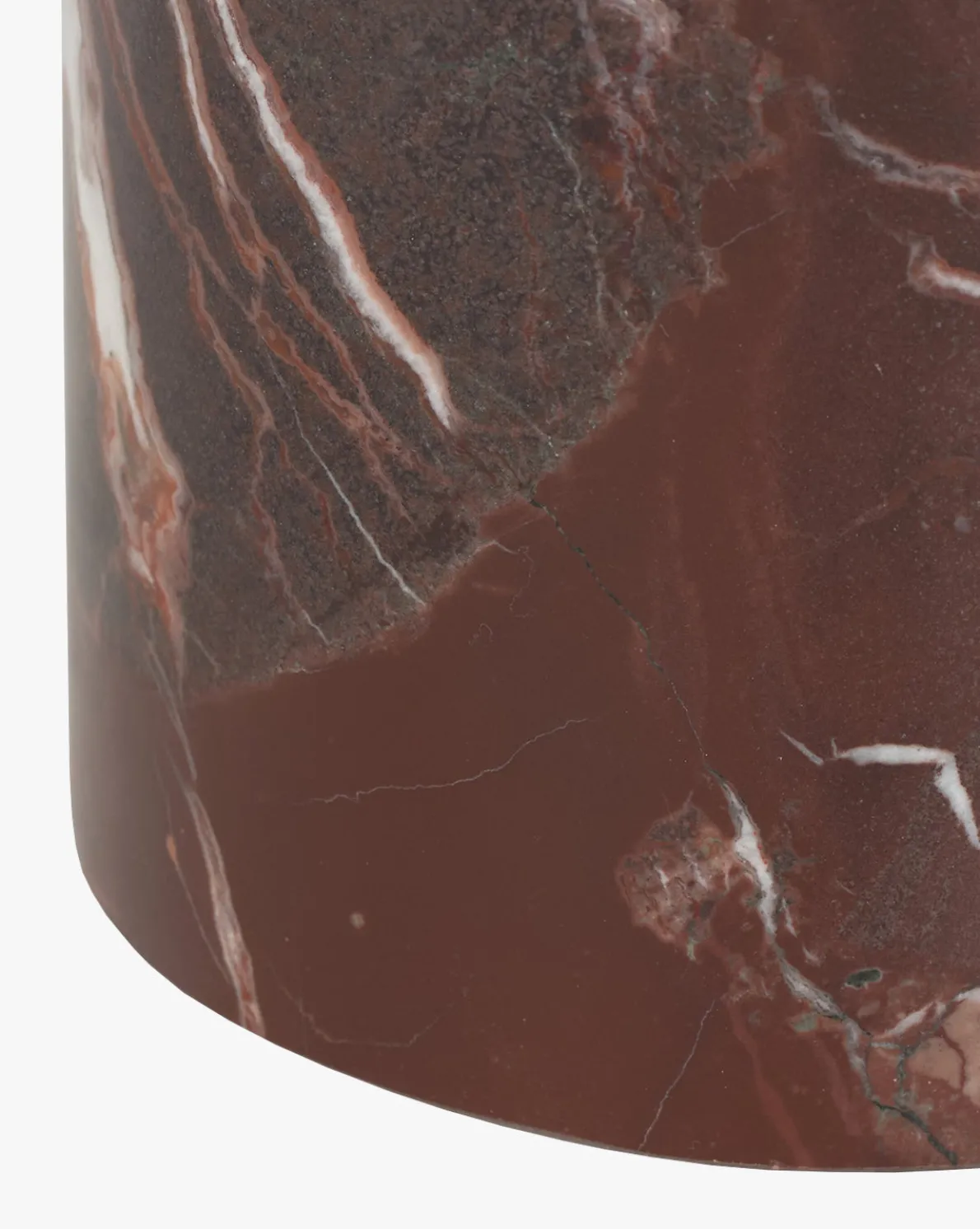 Merlot Marble End Table