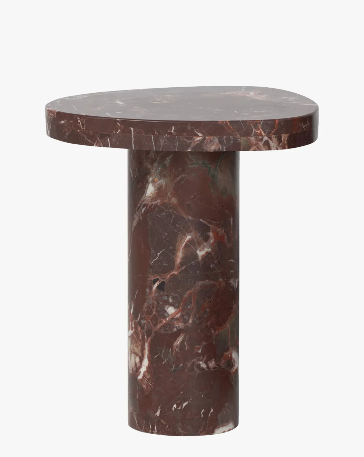 Merlot Marble End Table