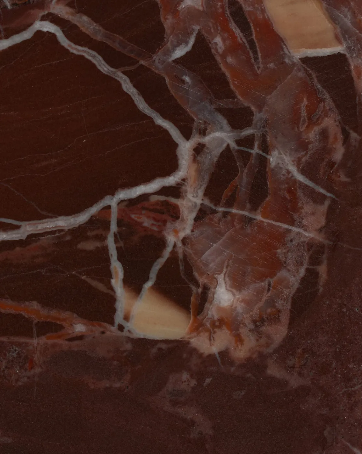 Merlot Marble End Table