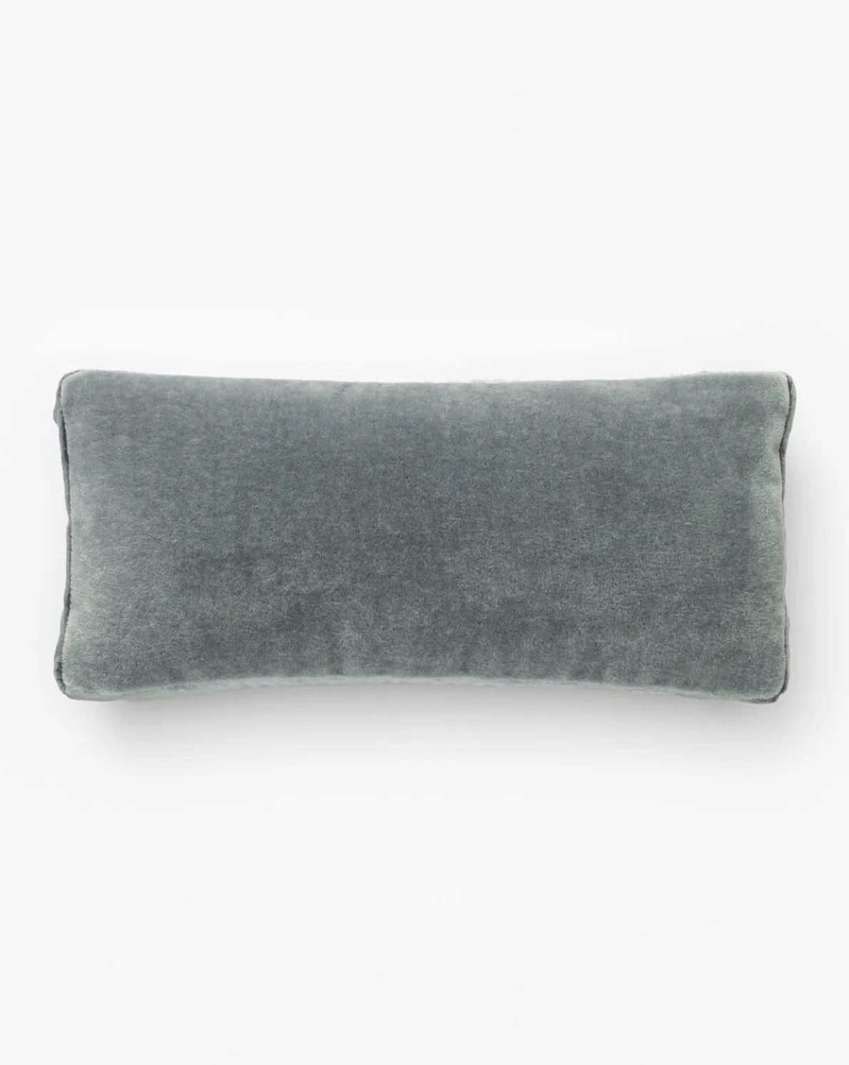 Mohair Pillow with Velvet Stripe