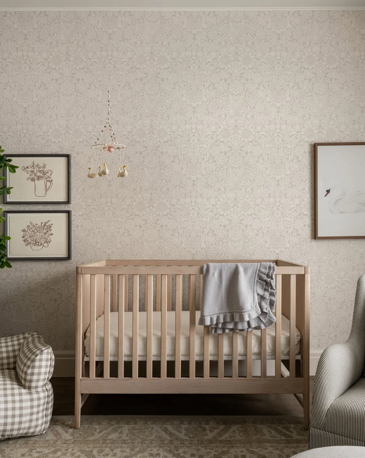 Morris & Co. x McGee & Co. Sunflower Porcelain Wallpaper