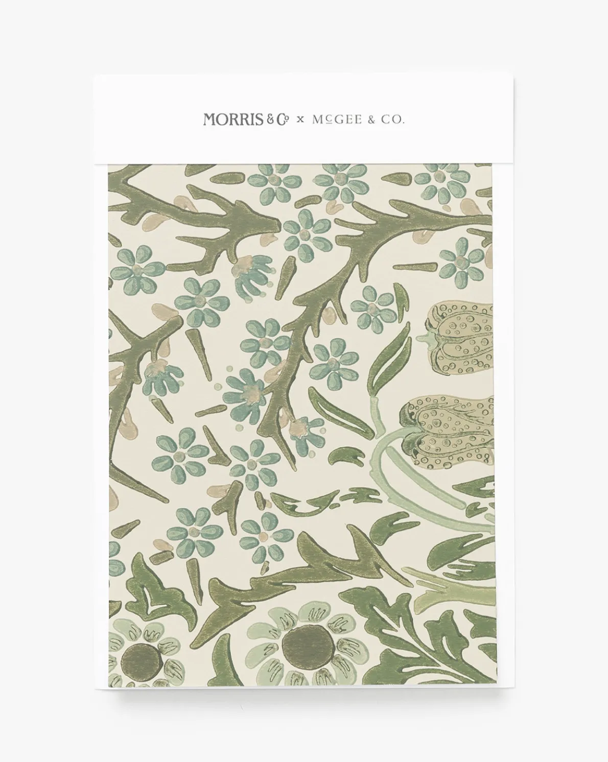 Morris & Co. x McGee & Co. Blackthorn Wallpaper Swatch