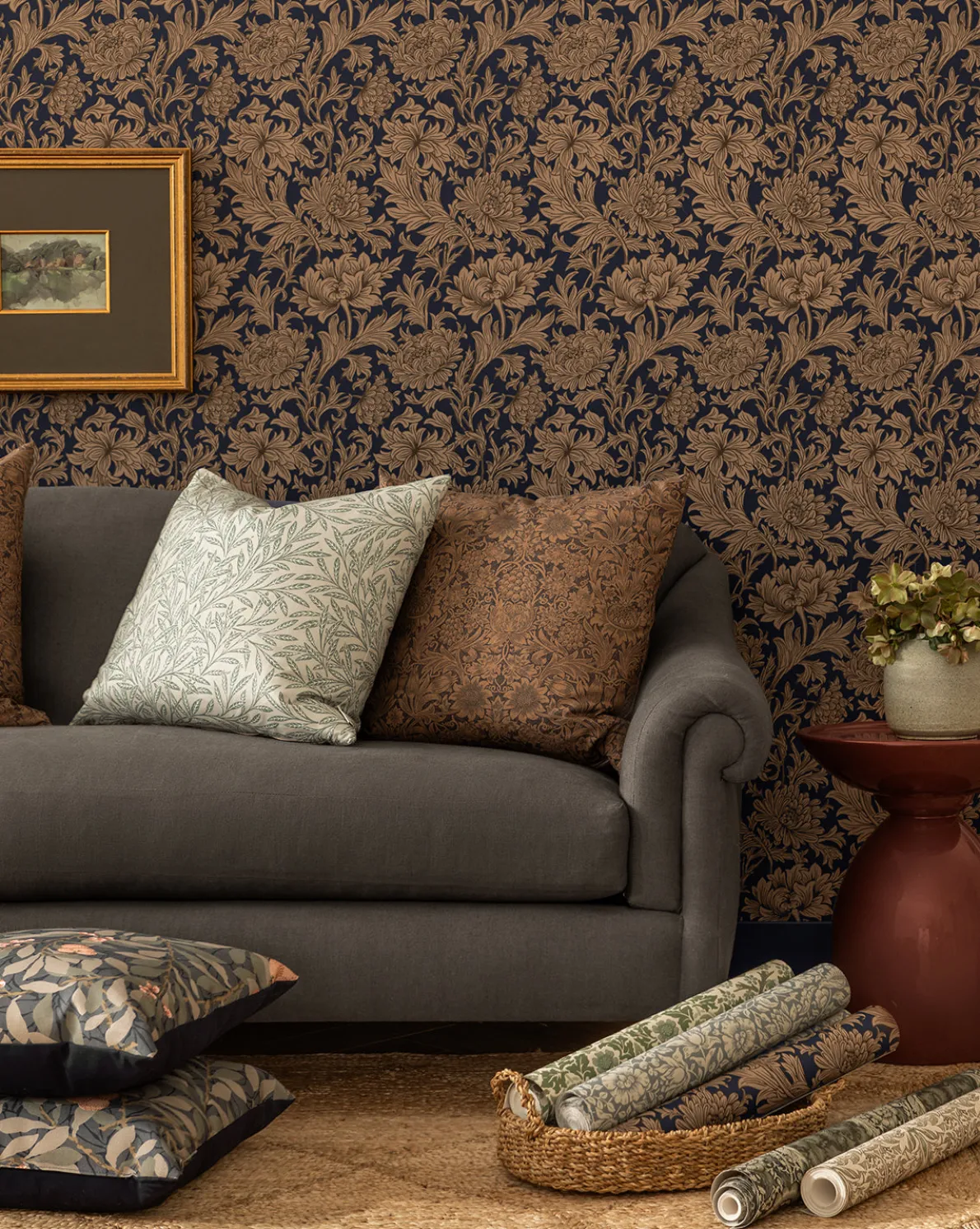 Morris & Co. x McGee & Co. Chrysanthemum Wallpaper