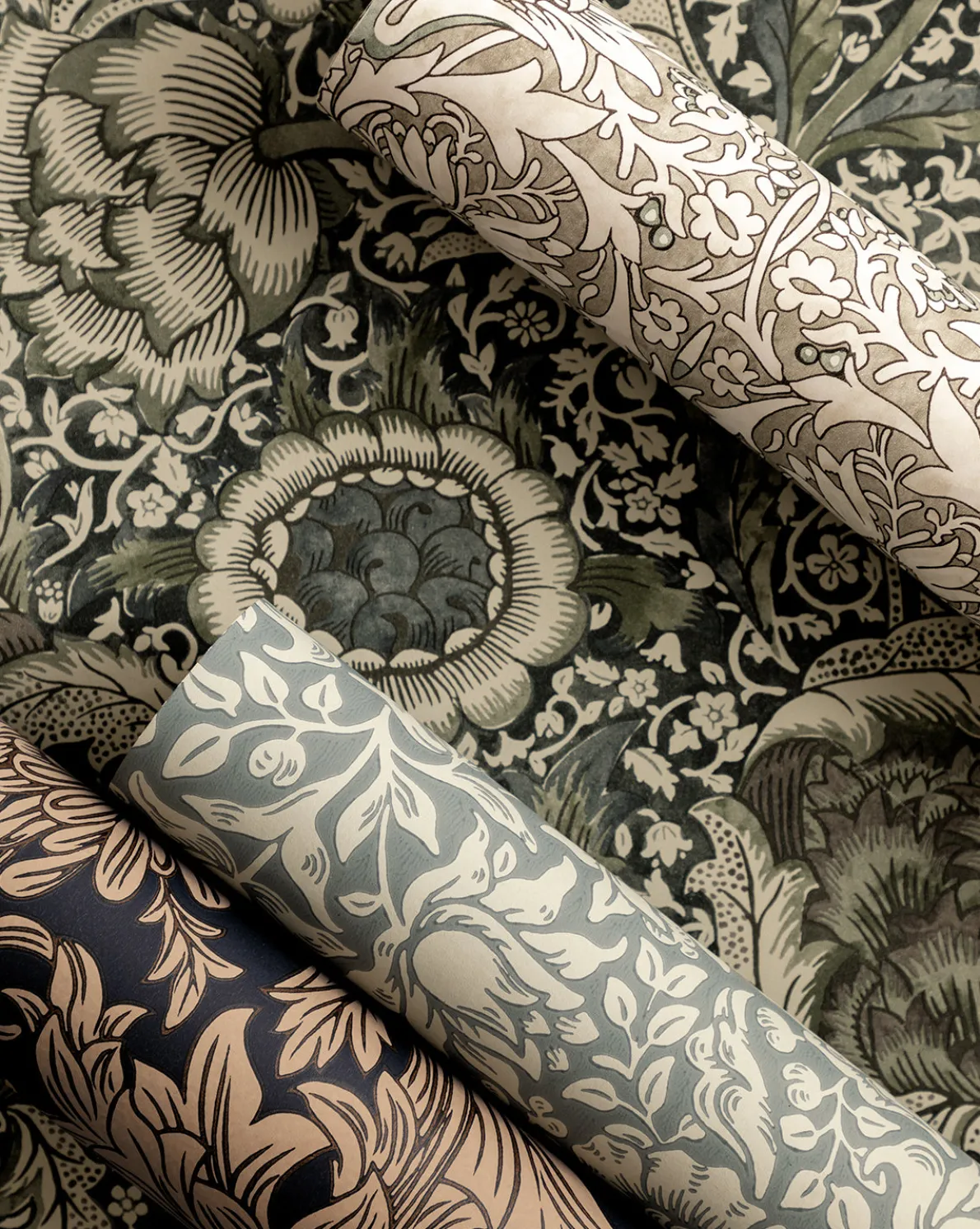 Morris & Co. x McGee & Co. Chrysanthemum Wallpaper