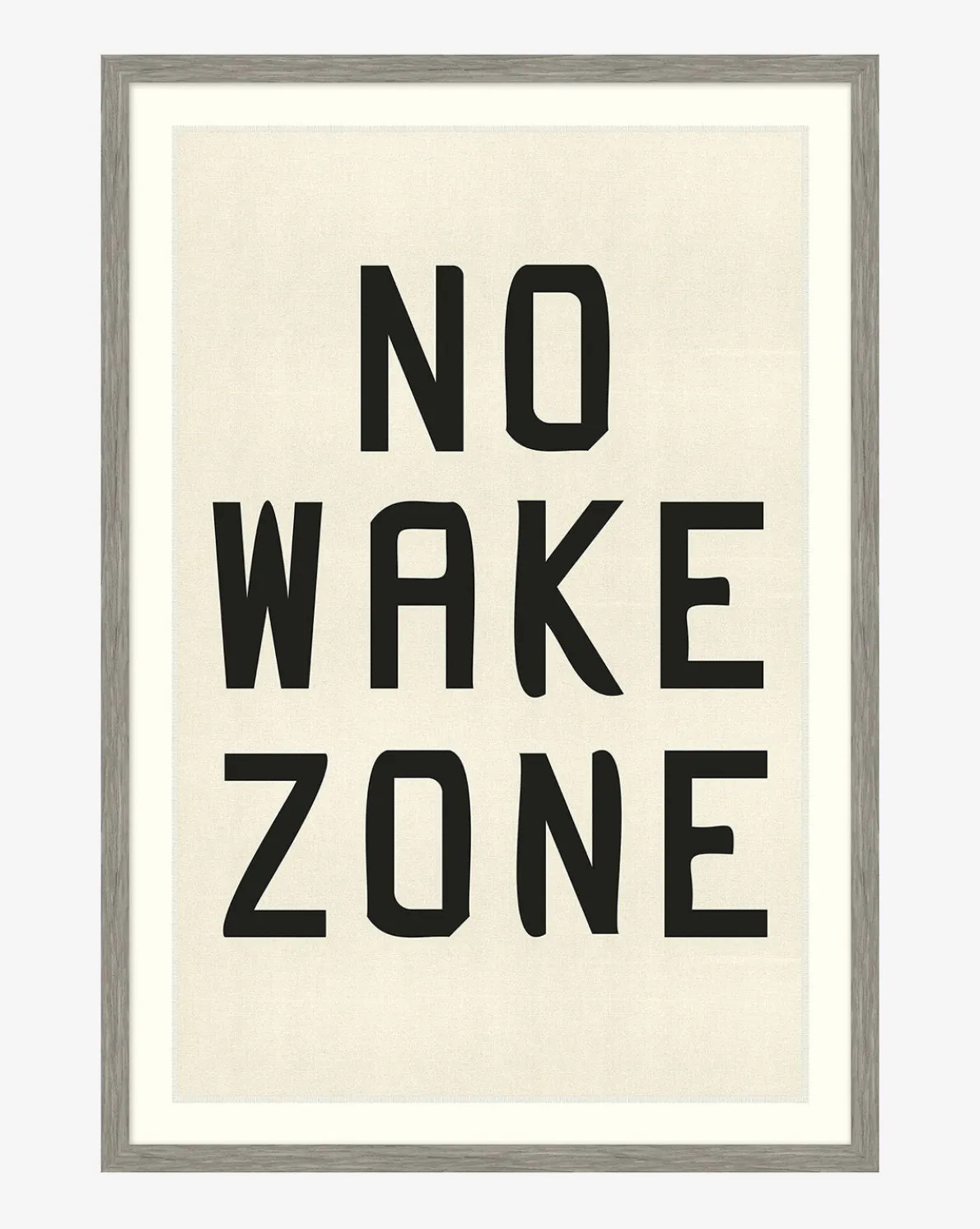 No Wake Zone