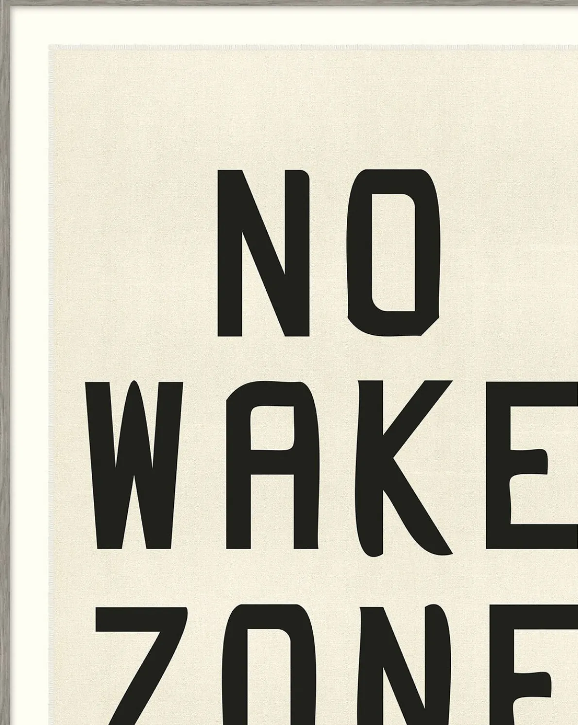No Wake Zone