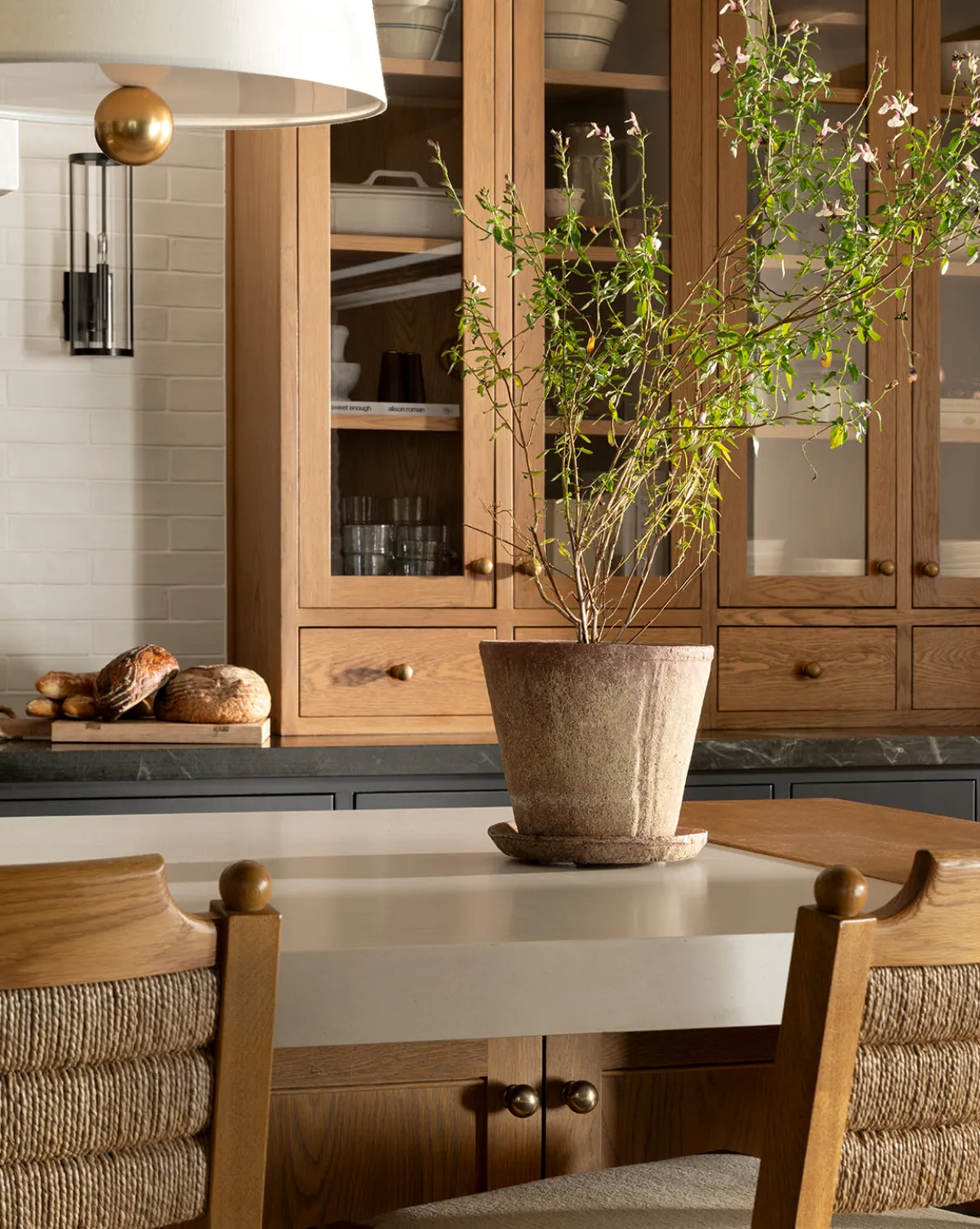 Oksana Distressed Cement Planter