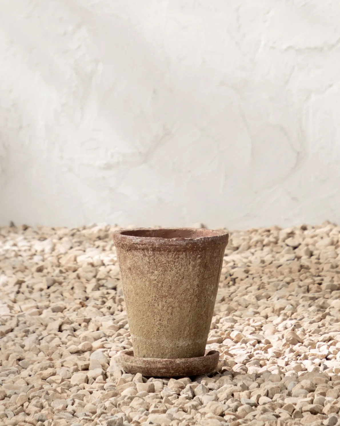 Oksana Distressed Cement Planter