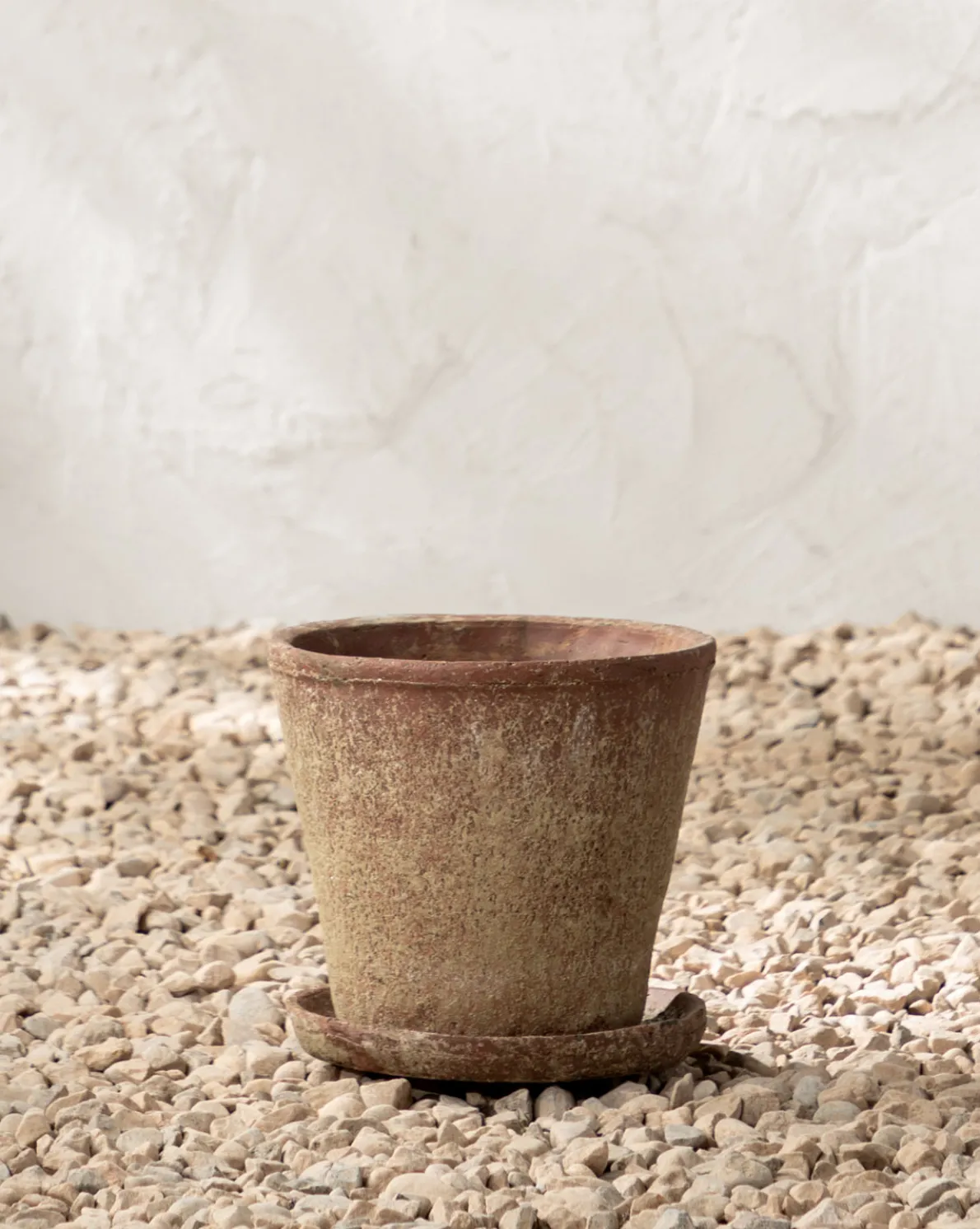 Oksana Distressed Cement Planter