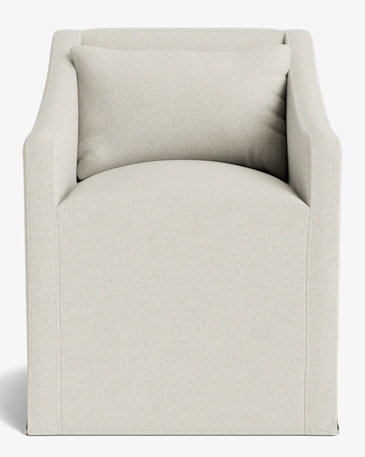 Olivier Slipcover Dining Arm Chair