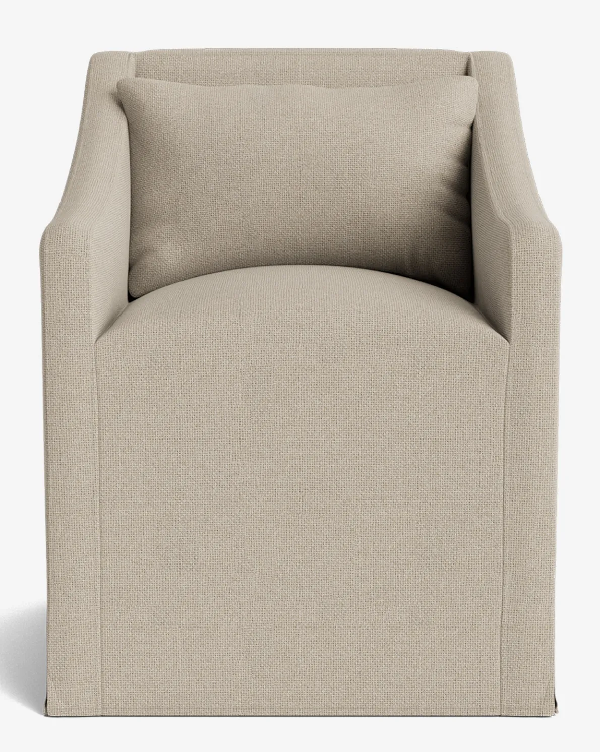 Olivier Slipcover Dining Arm Chair