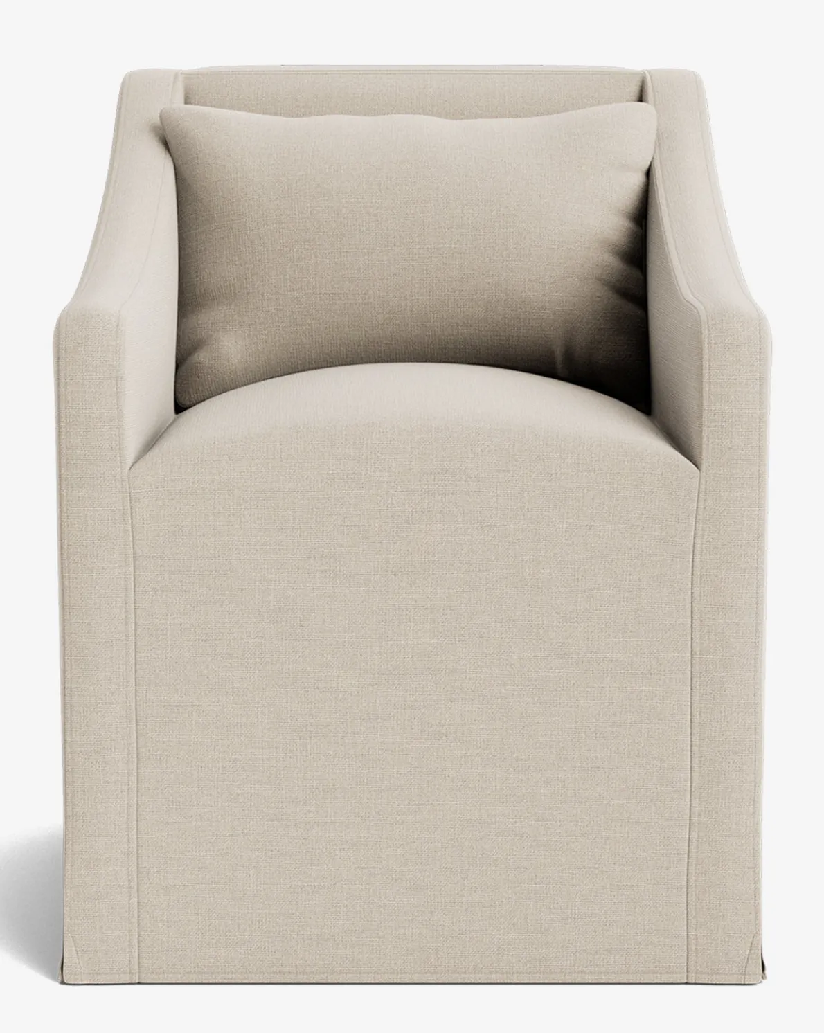 Olivier Slipcover Dining Arm Chair
