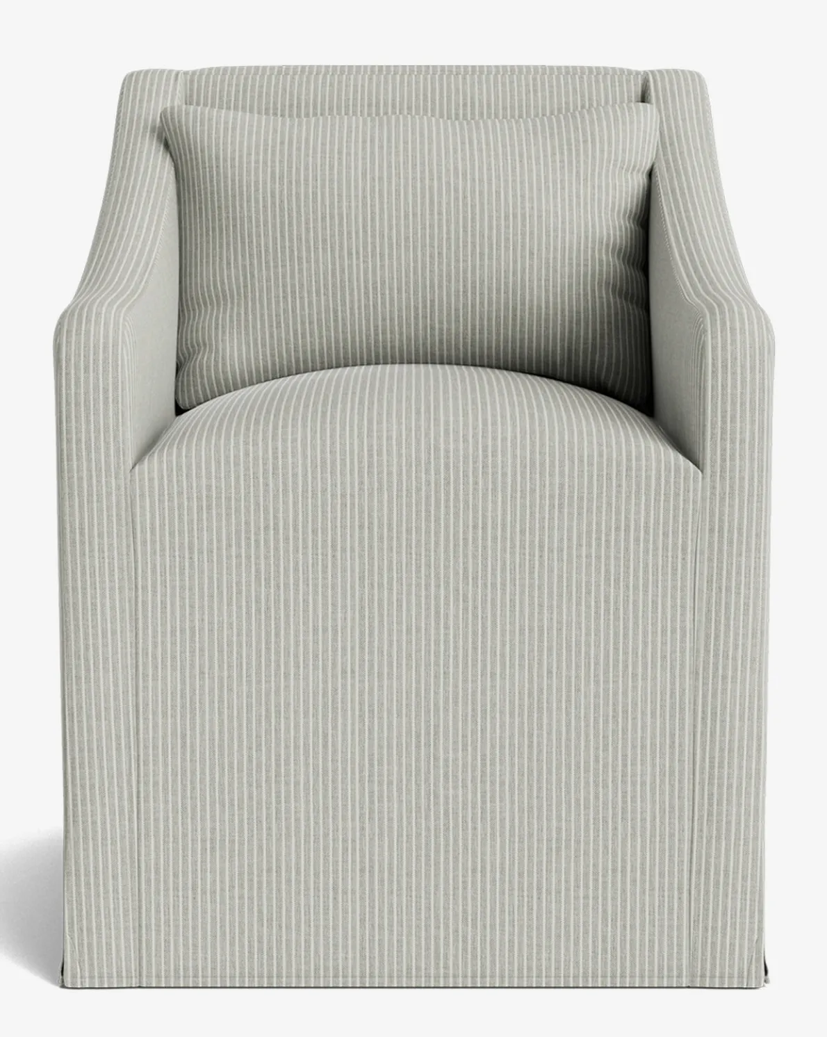 Olivier Slipcover Dining Arm Chair
