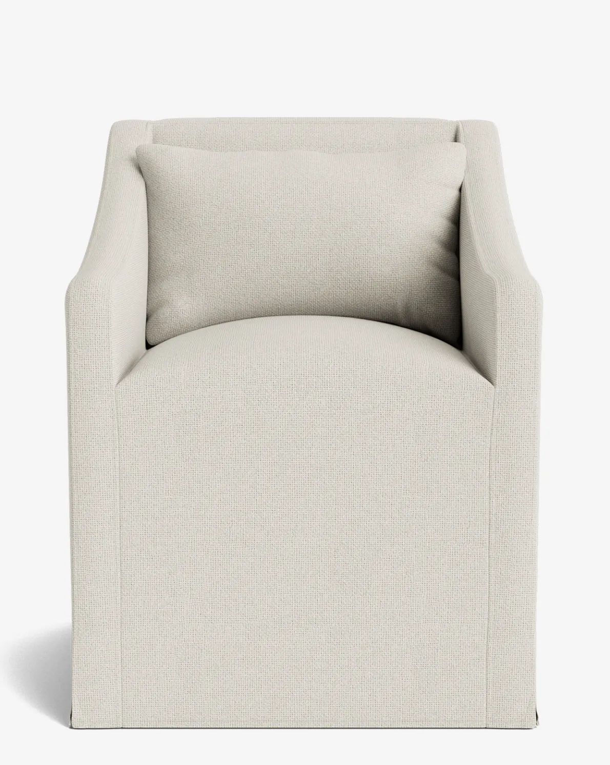Olivier Slipcover Dining Arm Chair
