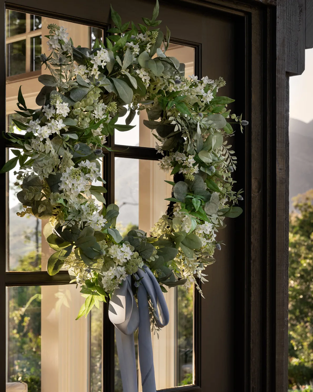 Orange Jasmine & Eucalyptus Wreath