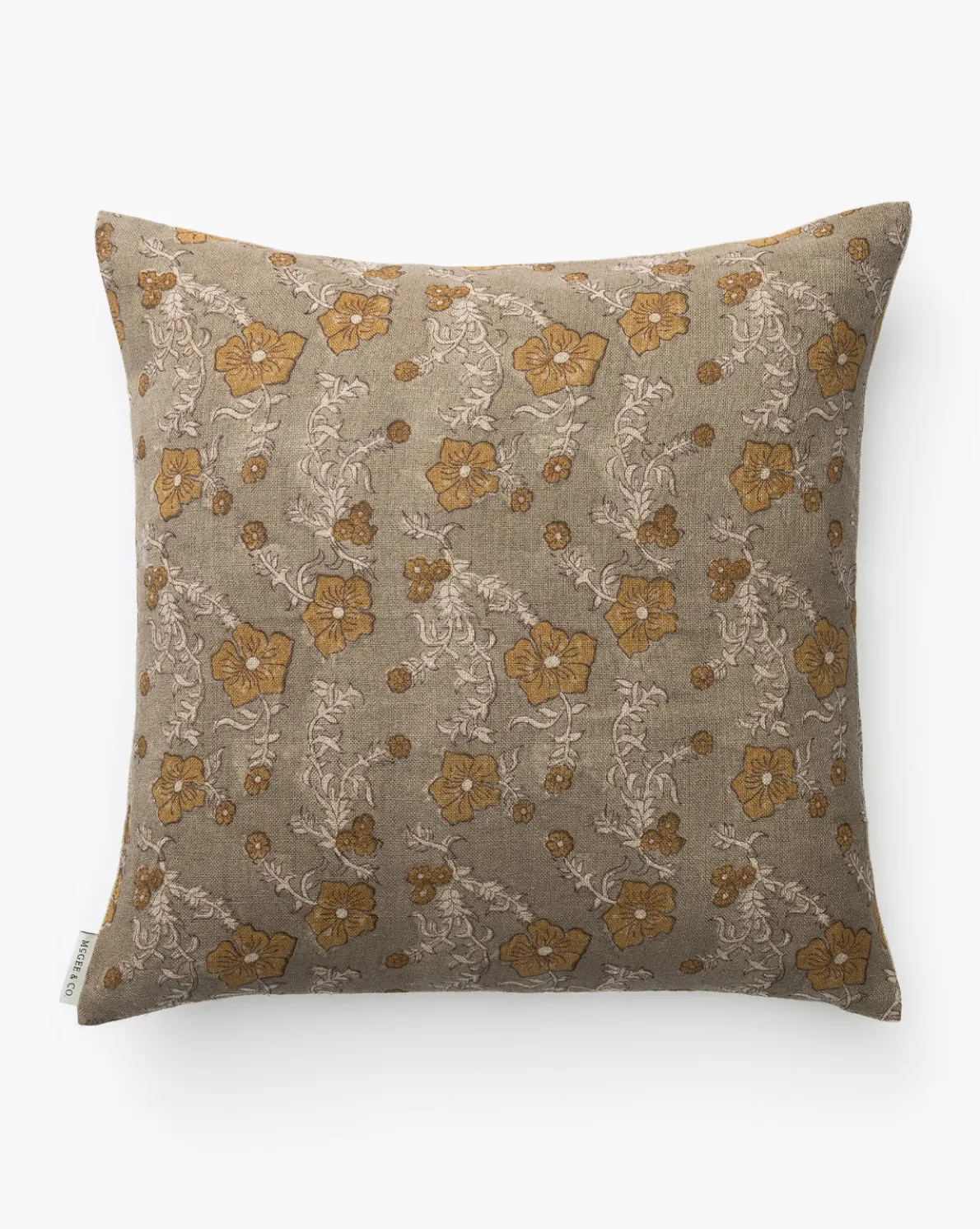 Orchid Floral Pillow Cover