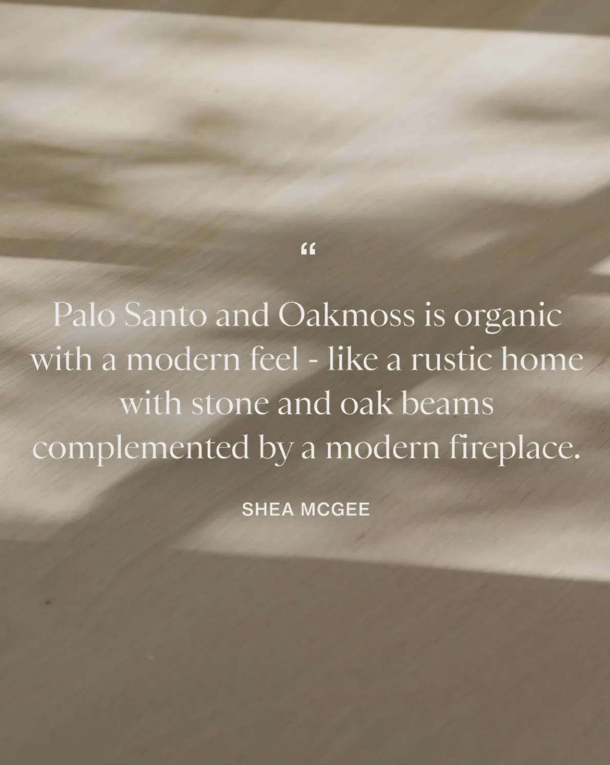 Palo Santo & Oakmoss Candle