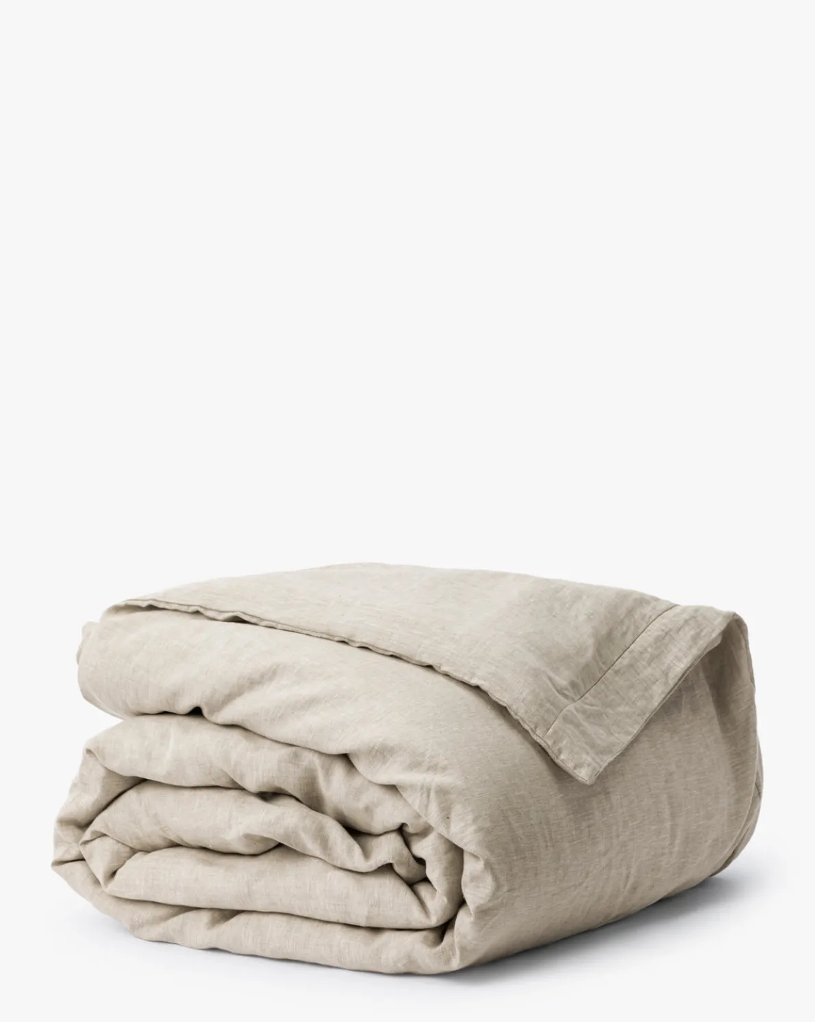 Penelope Beige Linen Duvet Cover