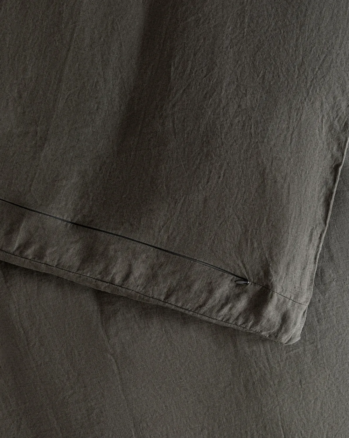 Penelope Gray Linen Duvet Cover