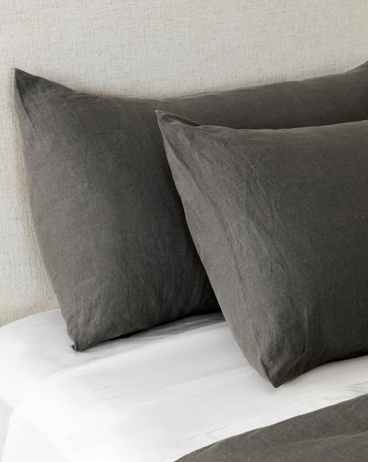 Penelope Gray Linen Shams (Set of 2)