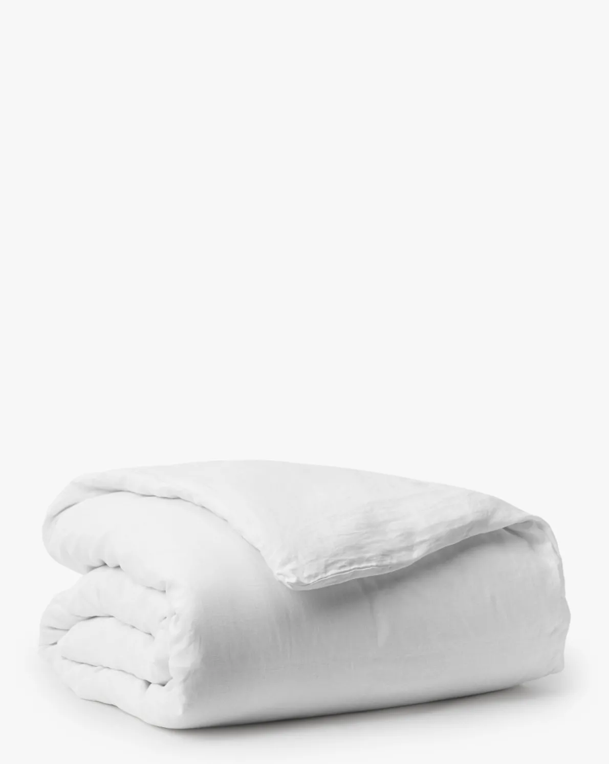 Penelope White Linen Duvet Cover