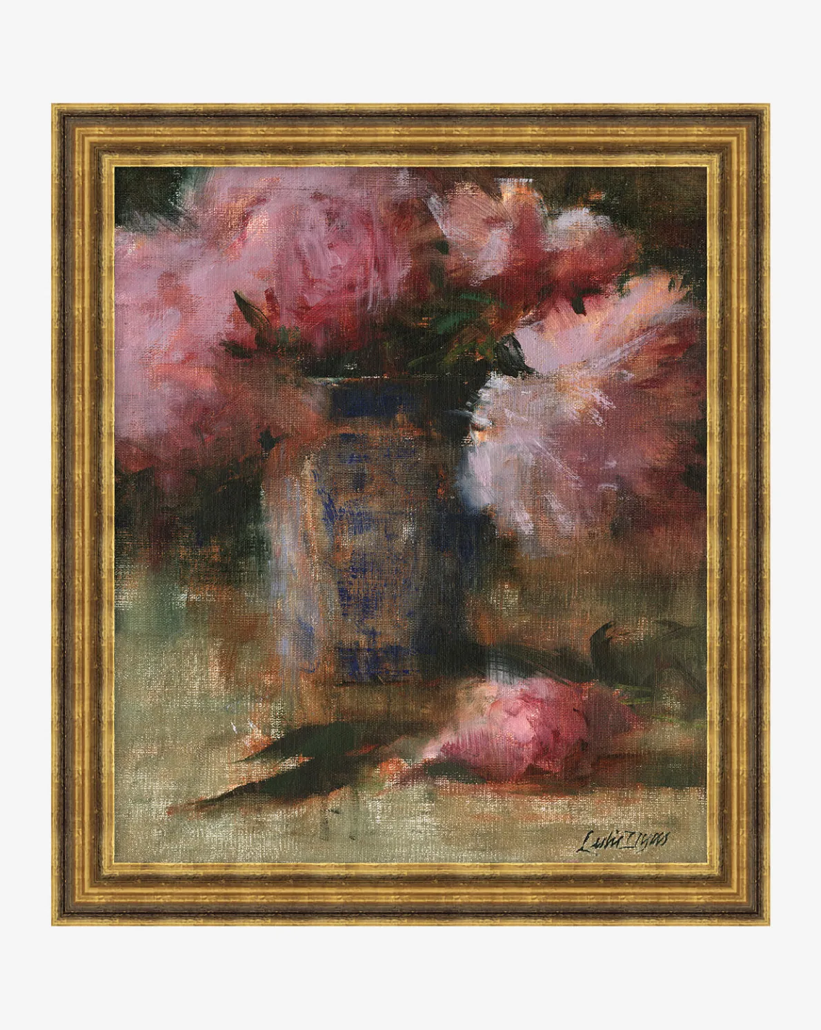 Peonies & Vase