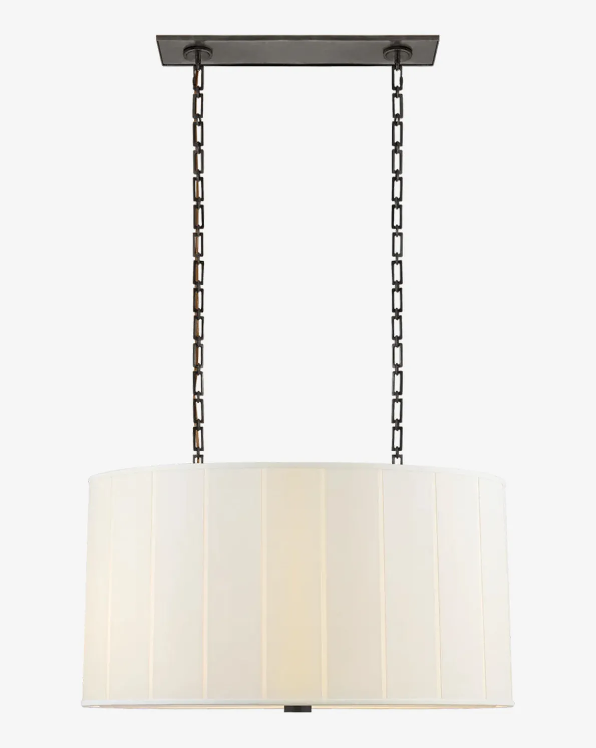Perfect Pleat Oval Hanging Shade