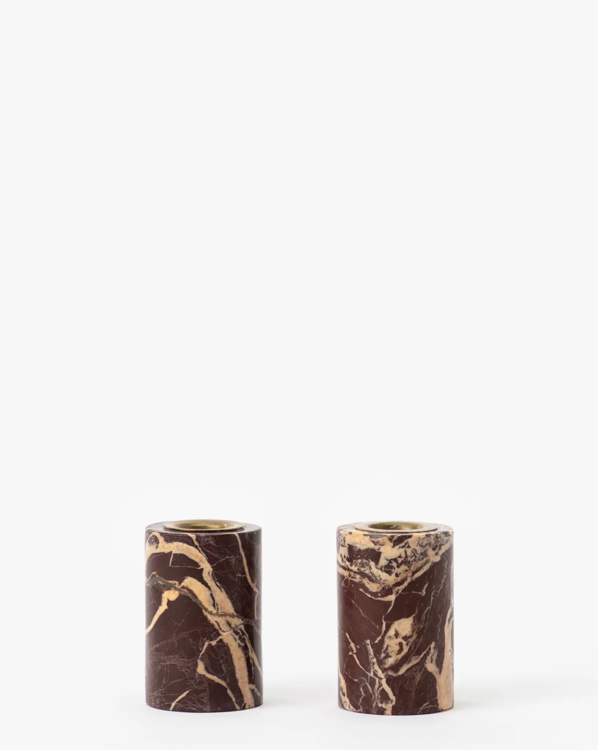 Perrin Marble Taper Holders (Set of 2)