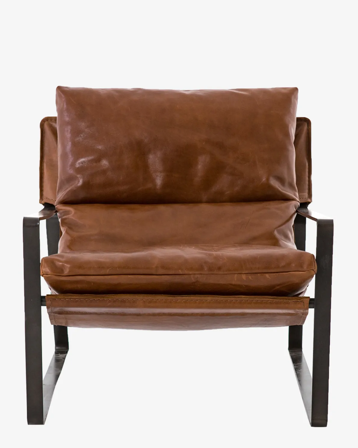Peyton Leather Sling Chair