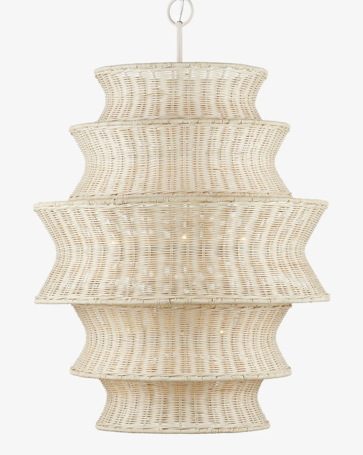 Phebe Rattan Chandelier
