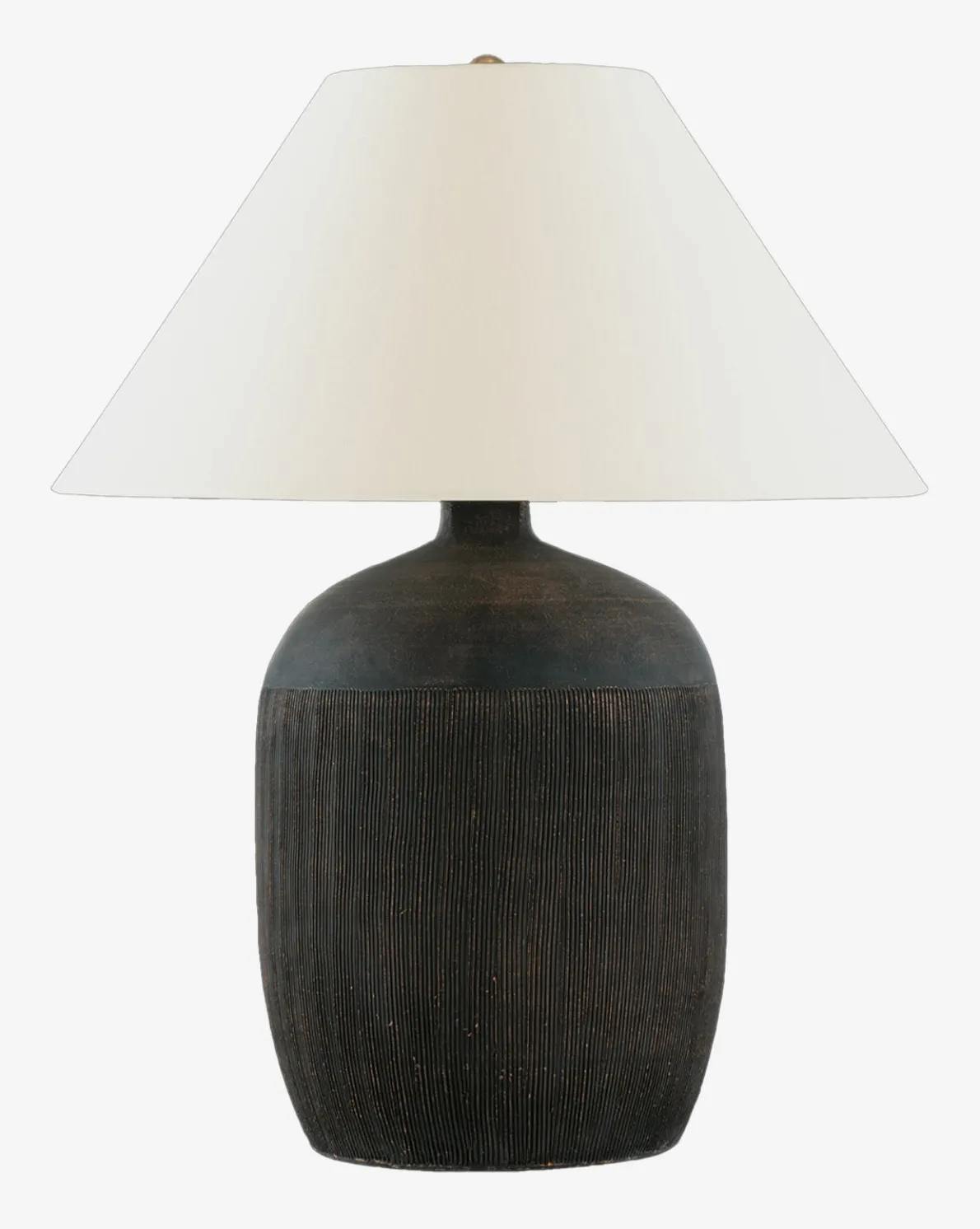 Portis Combed Round Table Lamp