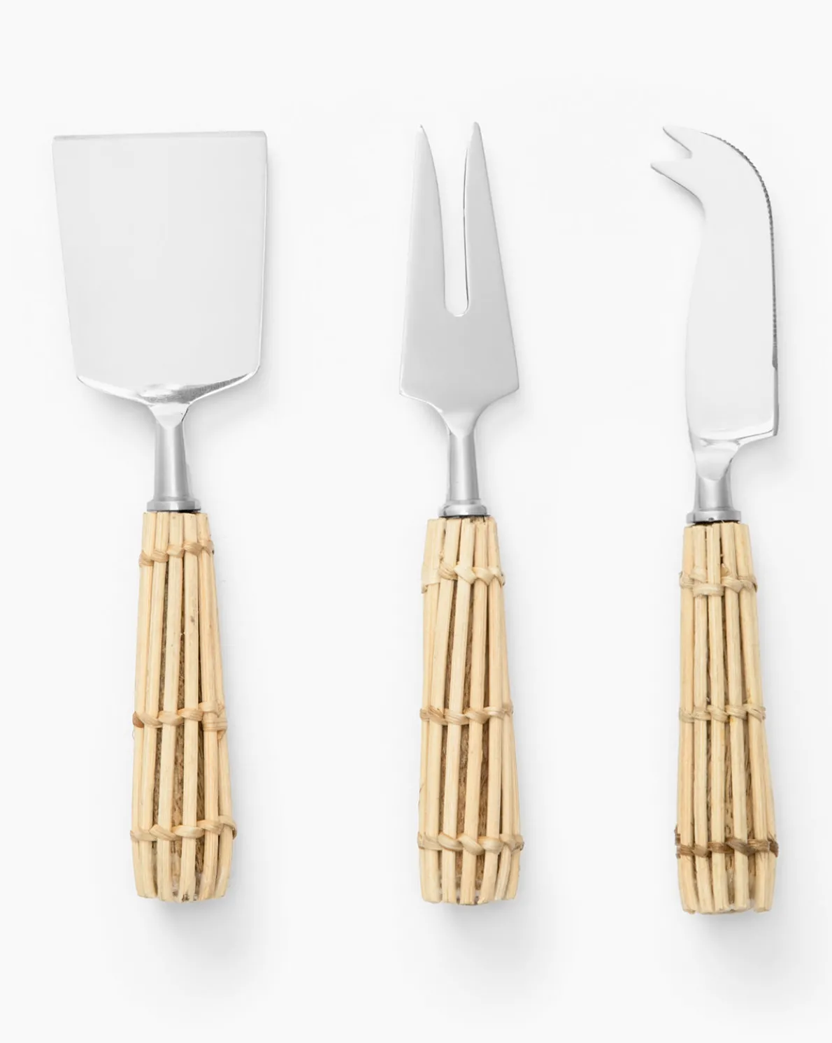 Rattan Cheese Knives
