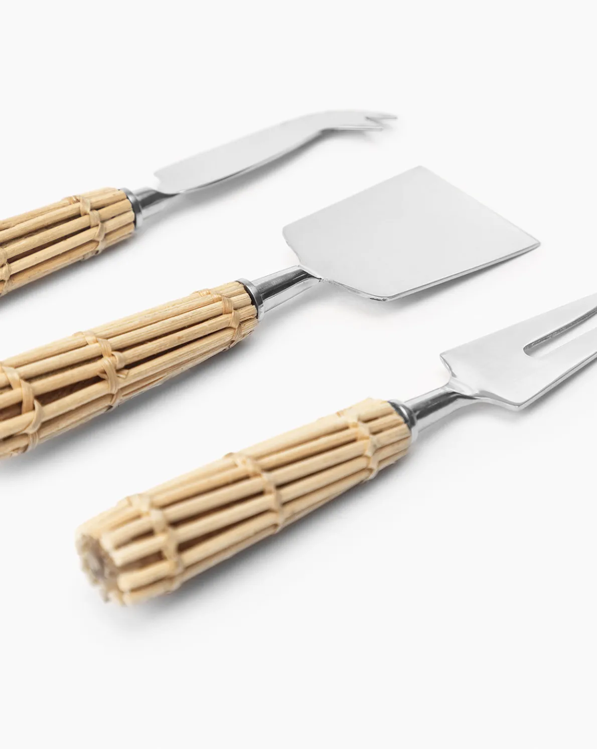 Rattan Cheese Knives