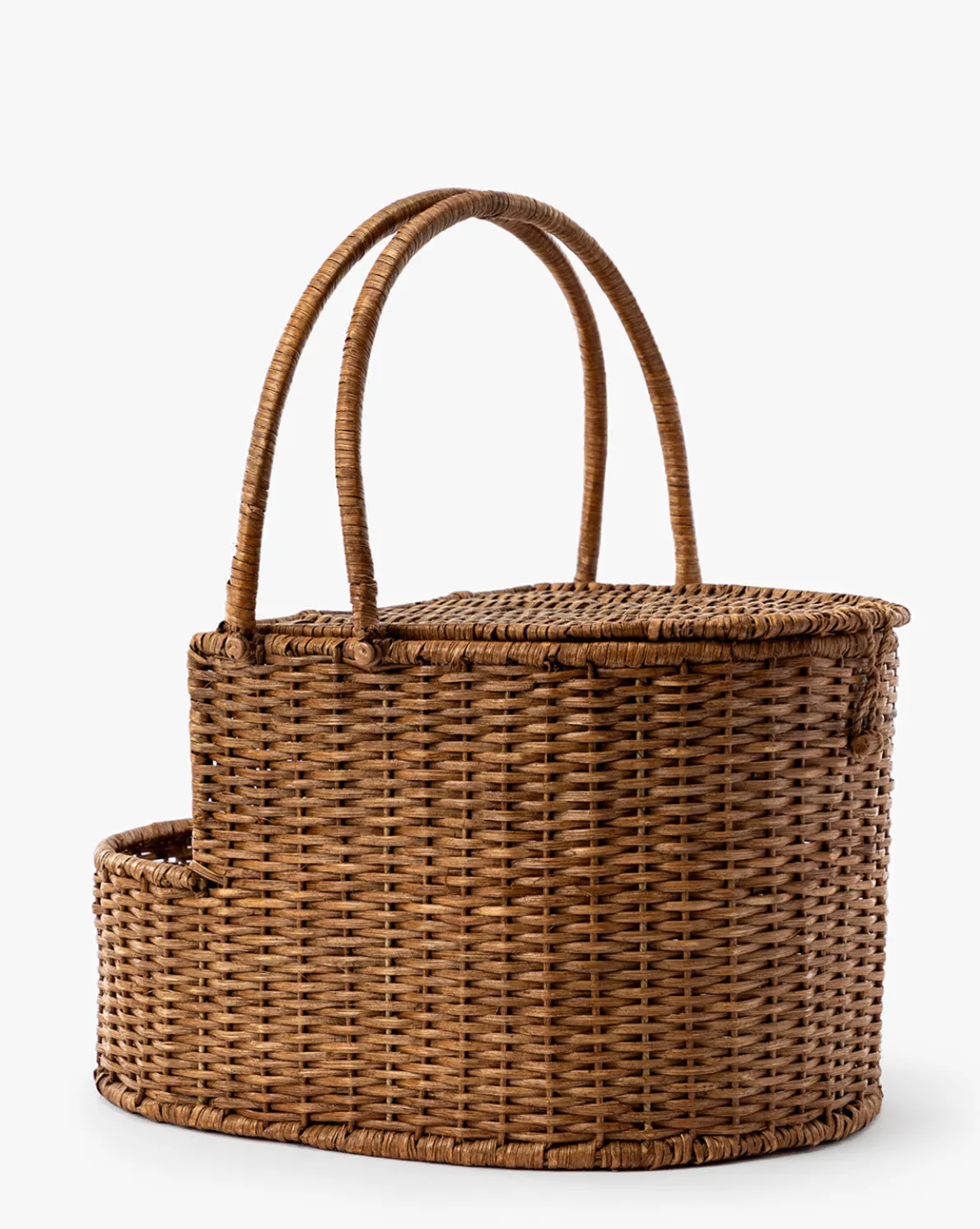Rattan Wicker Picnic Basket