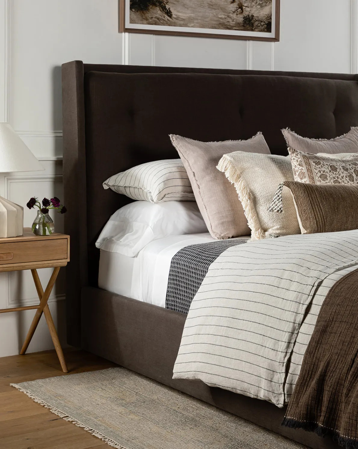 Ria Bed Tall Headboard