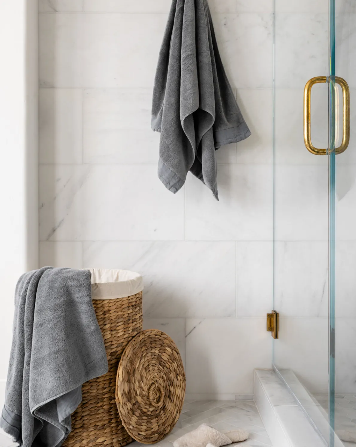 Round Water Hyacinth Basket