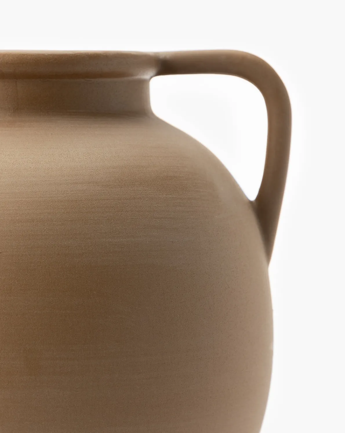 Rounded Dual Handled Vase
