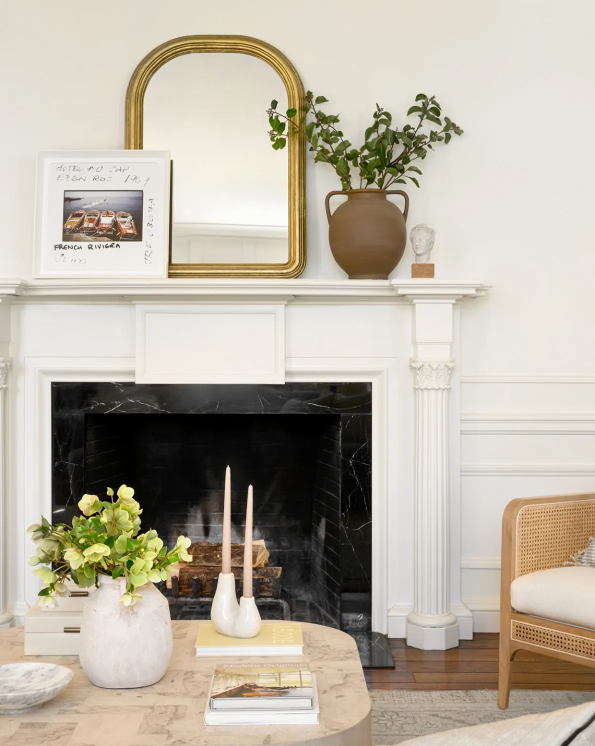 Rounded Dual Handled Vase