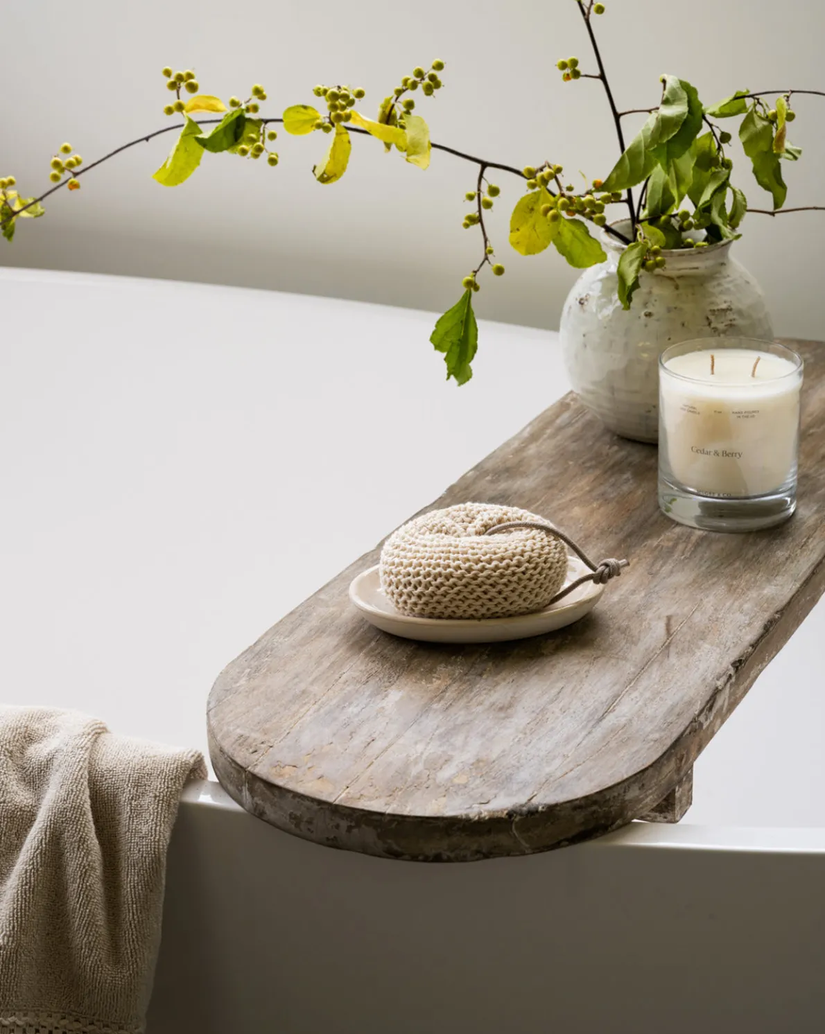 Rounded Edge Bath Caddy
