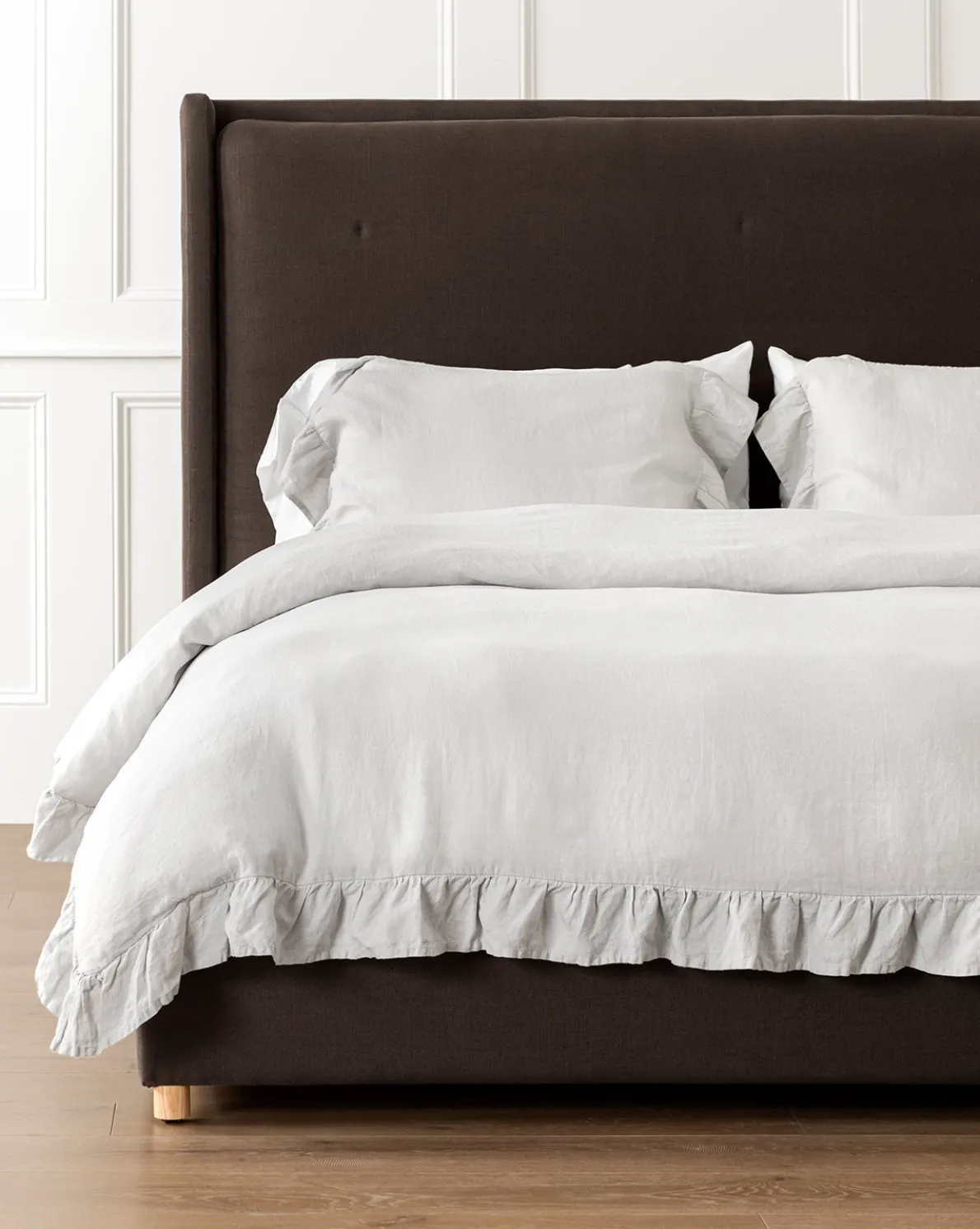Ruffle Linen Duvet Cover