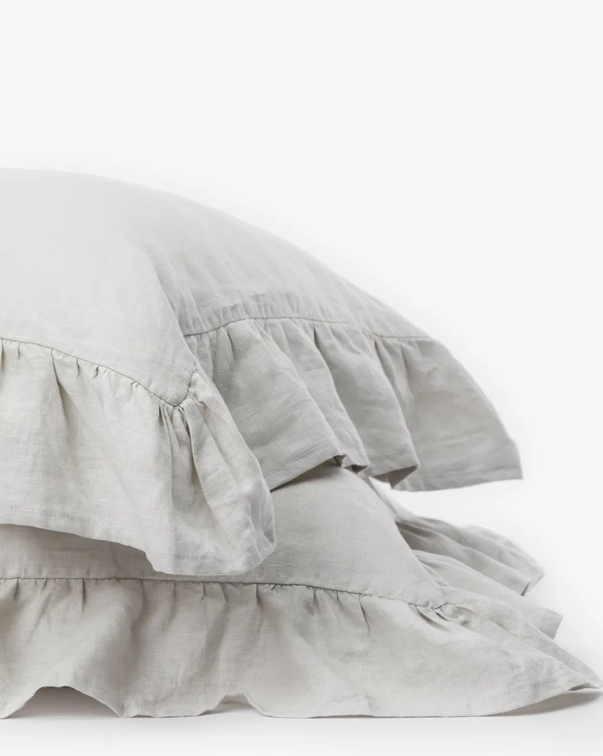 Ruffle Linen Shams (Set of 2)