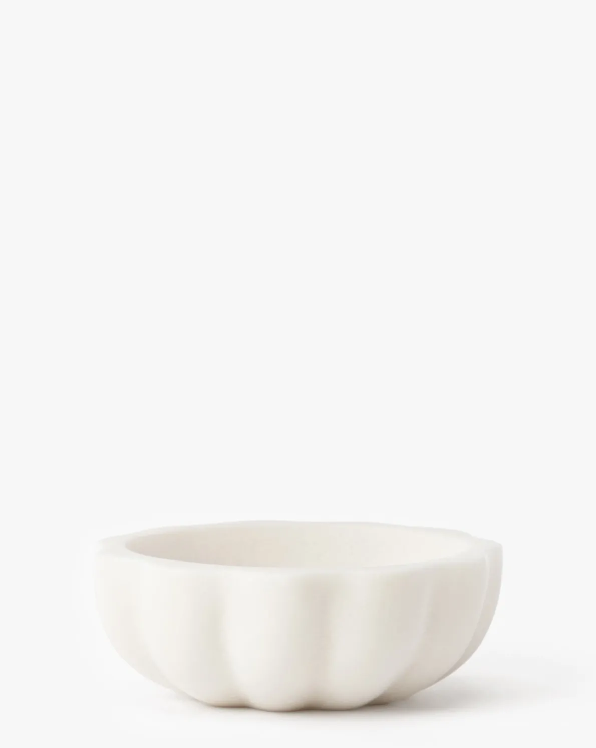 Scalloped Marble Bowl