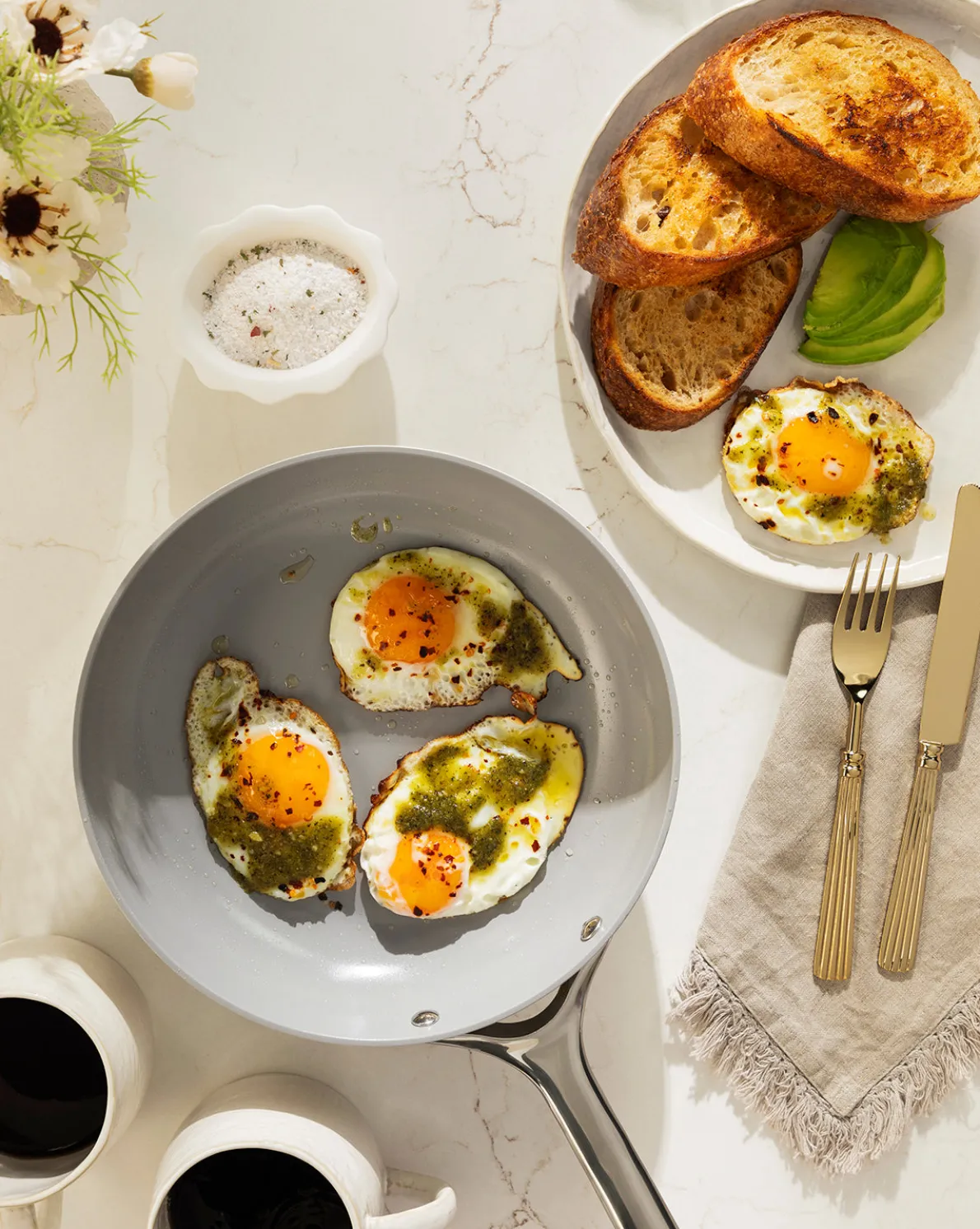 Scalloped Marble Bowl
