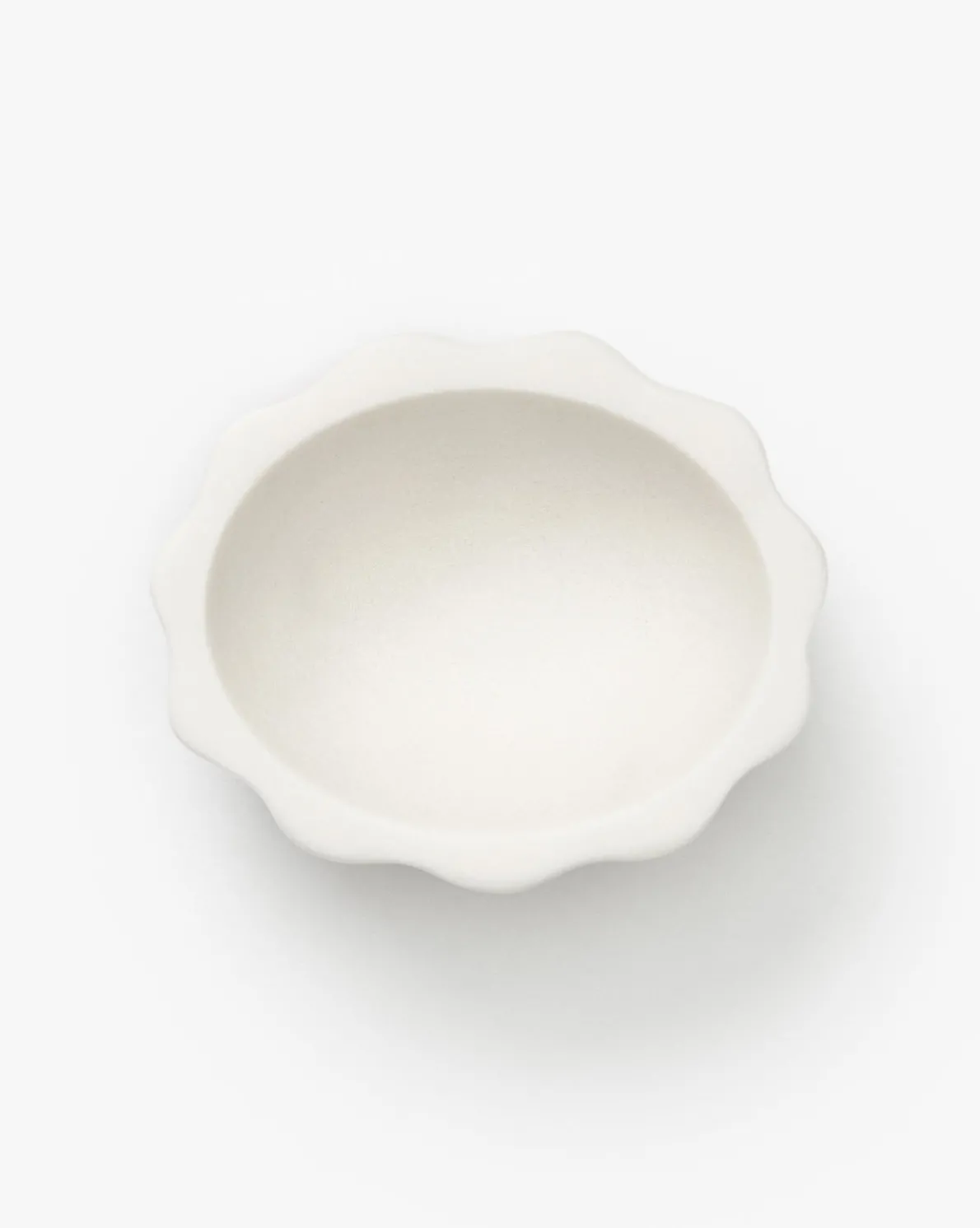 Scalloped Marble Bowl