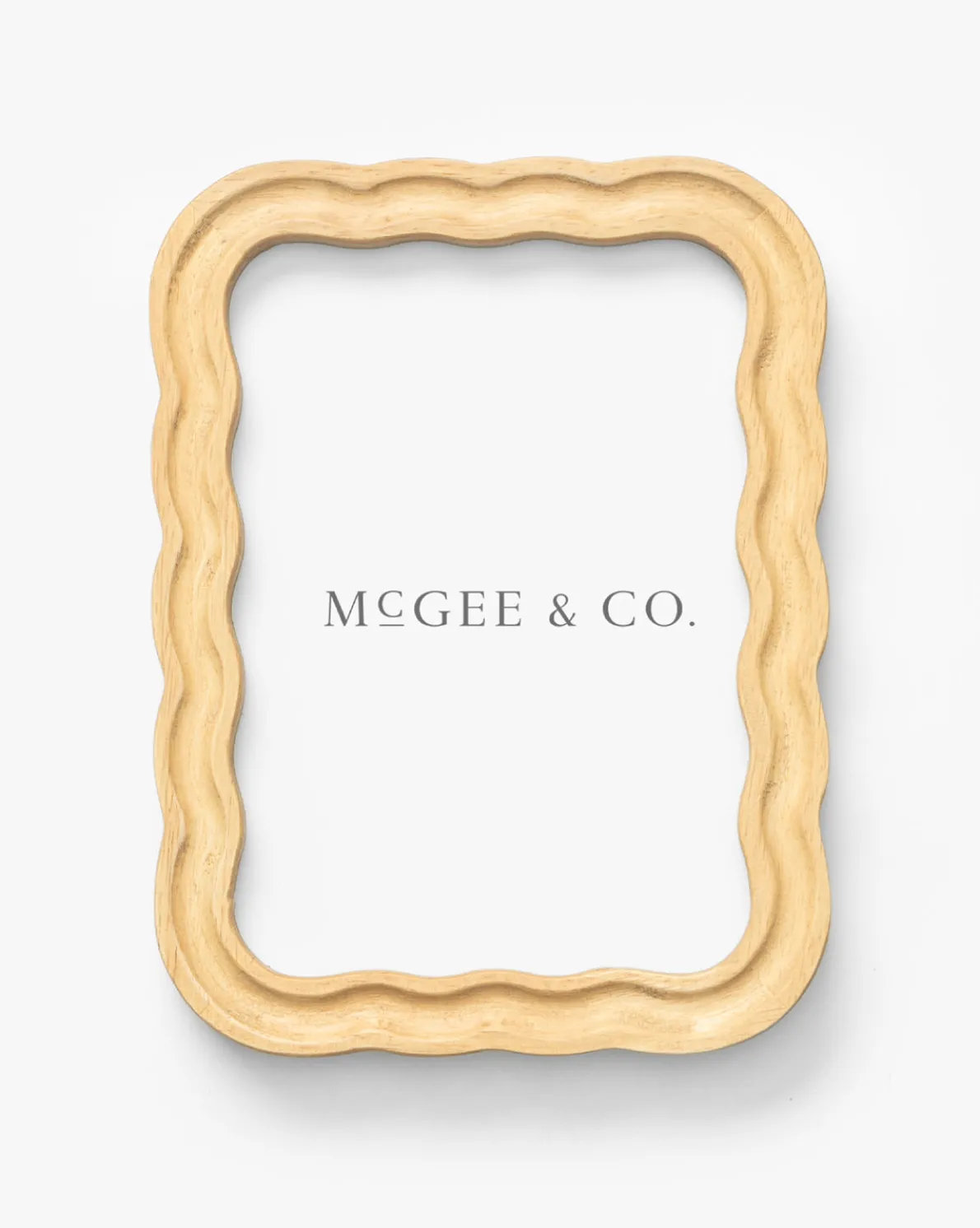 Scalloped Wood Frame